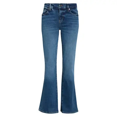FRAME The Pixie Low Rise Bootcut Jeans in Daylily at Nordstrom, Size 24P | Nordstrom