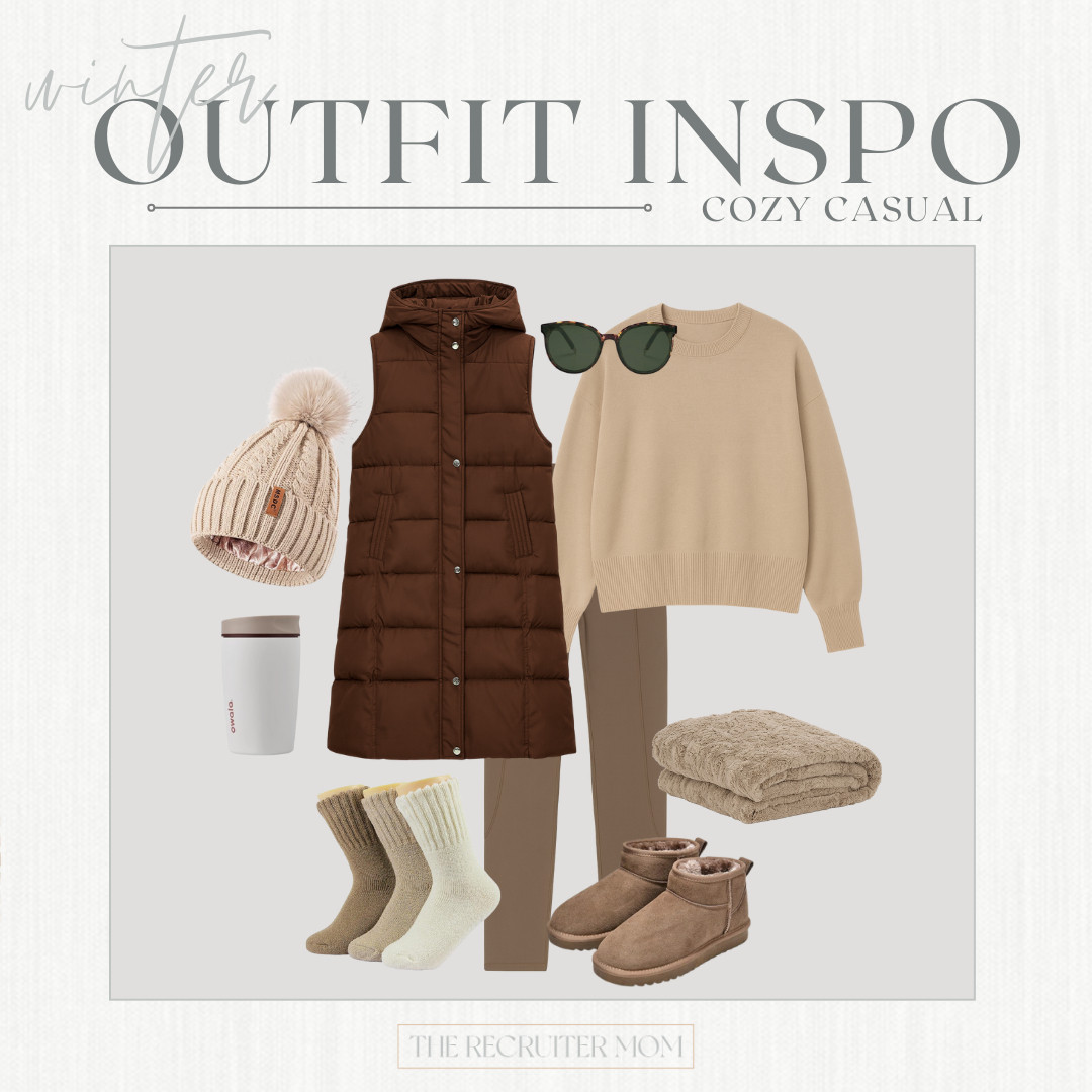 Cozy Casual Full Length Puffer Vest Cold Weather Outfit 

 #winterlook #cozyoutfit #coldweaterready 

#LTKSeasonal #LTKOver40 #LTKMidsize