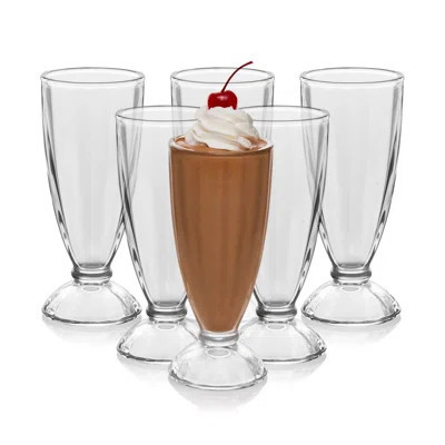 Fountain Shoppe Libbey 12 oz. Milkshake Glasses | Wayfair North America