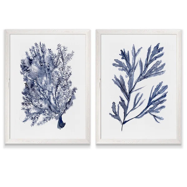 'Seaweed Under Water I' by Vincent Van Gogh - 2 Piece Picture Frame Painting Set | Wayfair North America