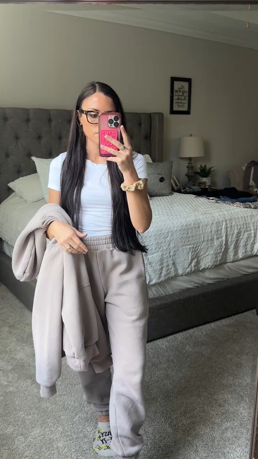 Go to sweatpants and hoodie from @comfrt clothing ! I have the color bark and I’m wearing a small in both. The coziest , weighted material ! Feels like a hug on your body 

#comfrt #hoodie #sweatpants 

#LTKStyleTip #LTKSaleAlert #LTKActive