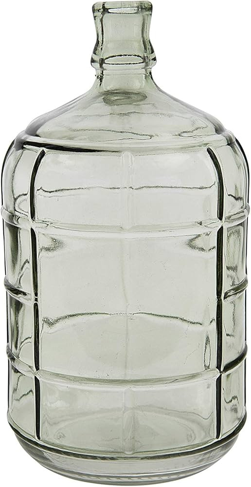 Creative Co-Op Medium Transparent Vintage Reproduction Glass Bottle with Embossed Rectangle Desig... | Amazon (US)