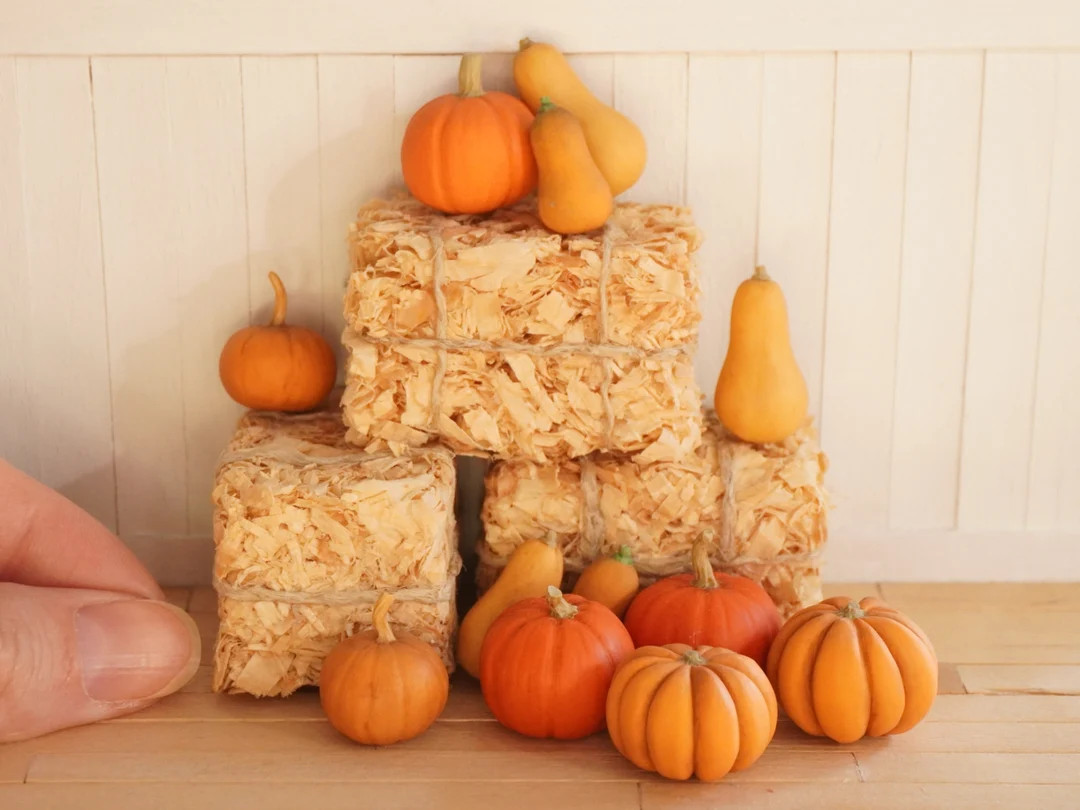 Miniature Pumpkins and Butternut Squash 1:12 Scale Dollhouse Food - Etsy | Etsy (US)