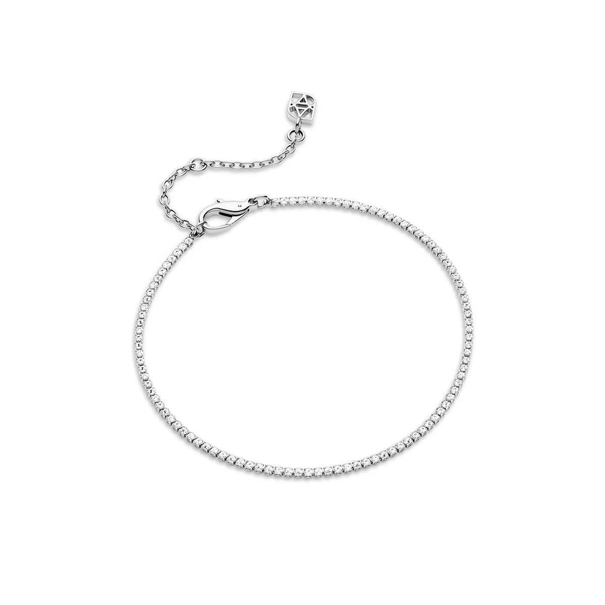 Mini Tennis Chain Bracelet (Silver) | Abbott Lyon