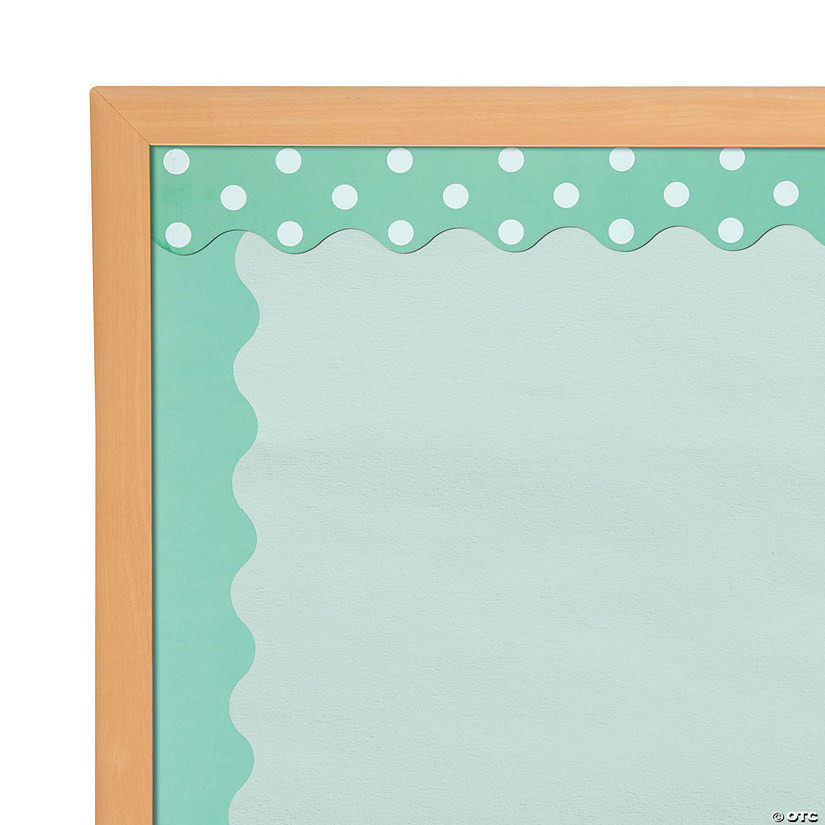 Double-Sided Solid & Polka Dot Bulletin Board Borders - 12 Pc. | Oriental Trading Company
