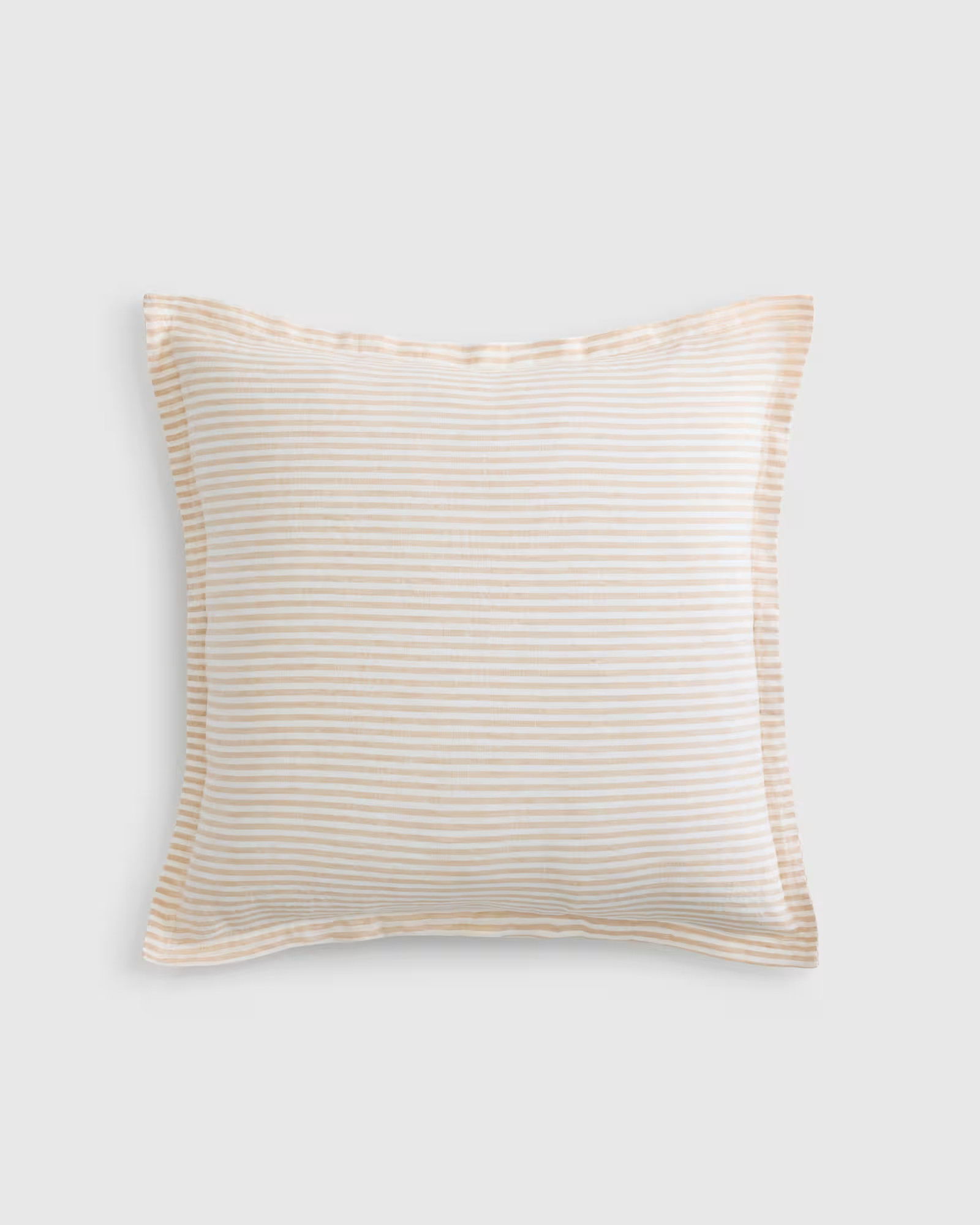 European Linen Stripe Euro Sham | Quince