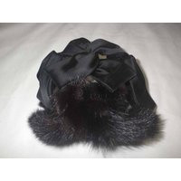 Vintage Black Hat 40's ~ 50's Style | Etsy (US)