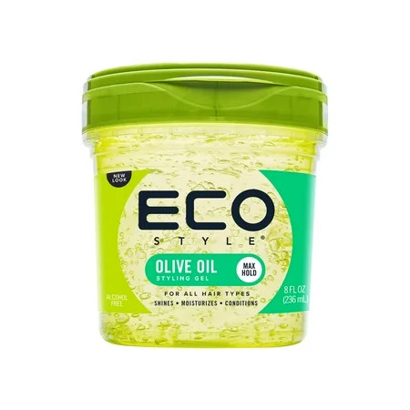 Eco Style 100% Olive Oil Gel, 8 Ounce, Ideal for All Hair Types | Walmart (US)