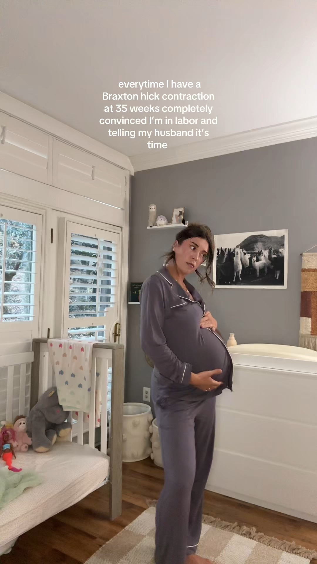 The best maternity and postpartum Jammie’s from Kindred Braverly 🫶🏻🌙✨ I am wearing a size medium! 

#LTKHoliday #LTKBump #LTKSeasonal