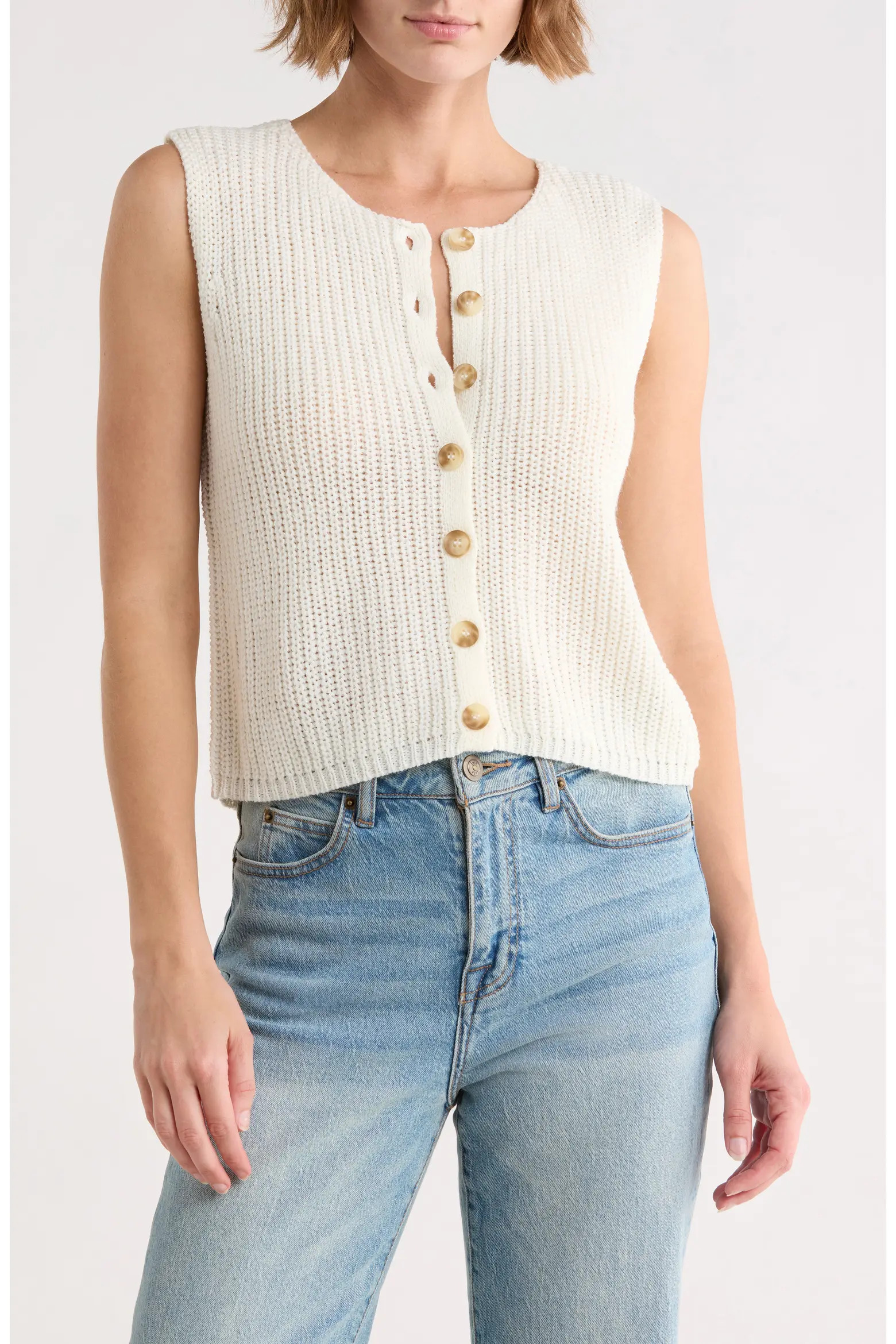 Button-Up Sweater Tank (Women) | Nordstromrack | Nordstrom Rack