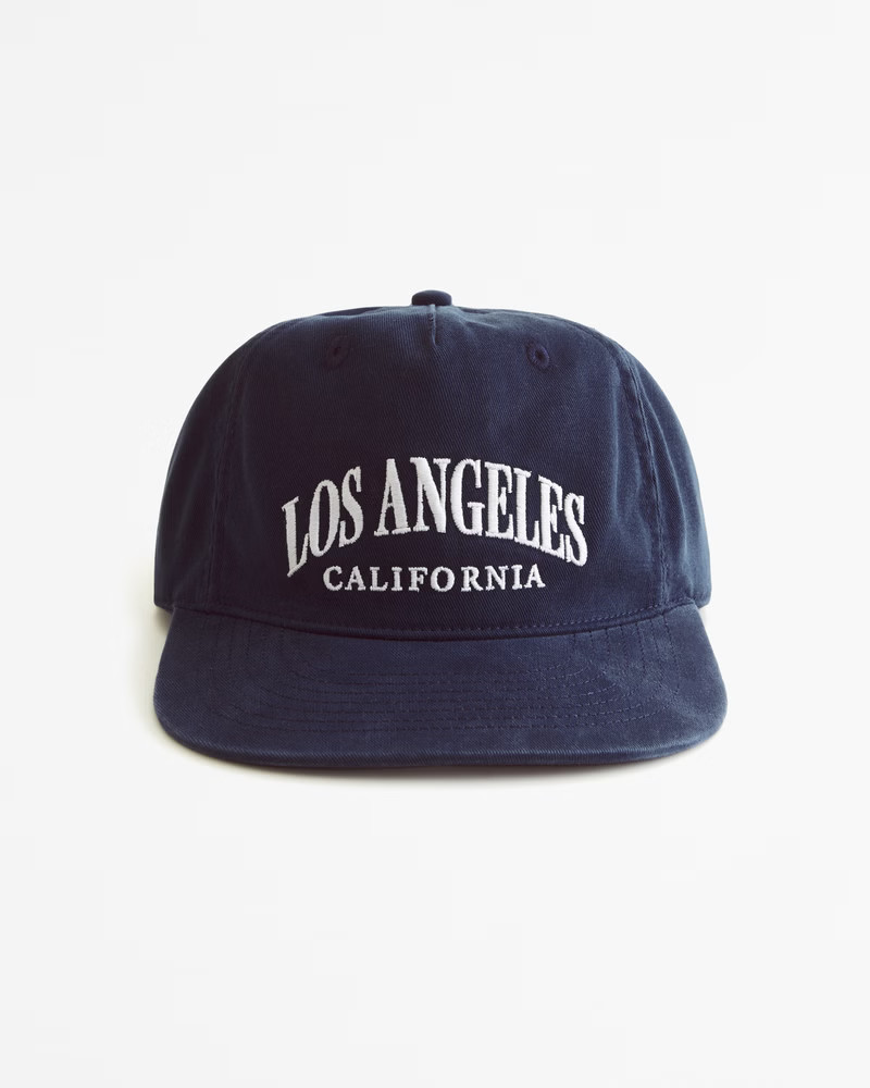 Los Angeles Graphic Flat Bill Hat | Abercrombie & Fitch (US)