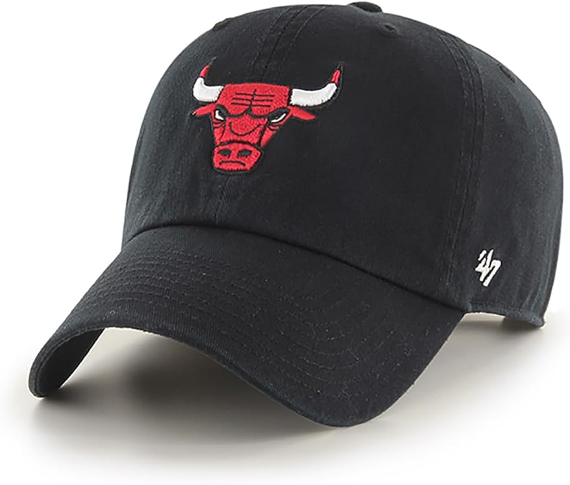 47 Brand NBA Unisex Basketball Team Alternate Primary Logo Clean Up Adjustable Cap Dad Hat Adult | Amazon (US)