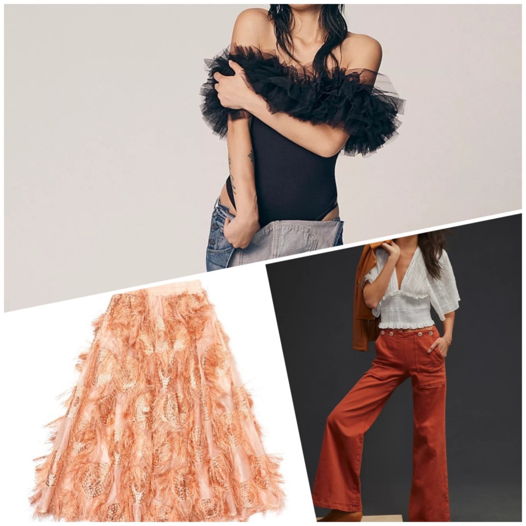 Statement pieces that I love and great pants for everyday! 

Skirt wearing XS (runs small in the waist)
Pants 25 ( they Strech great and probably will get them in other colors)
Bodysuits S (runs true to size)

#LTKFind #LTKSeasonal #LTKstyletip