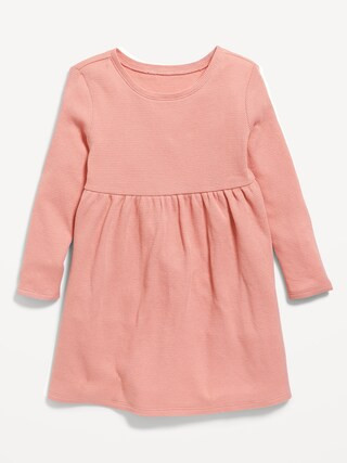 Fit &amp; Flare Thermal-Knit Dress for Toddler Girls | Old Navy (US)