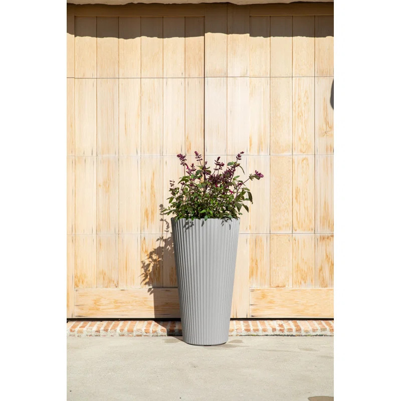 26" Tall Plastic-Stone Planter | Wayfair North America