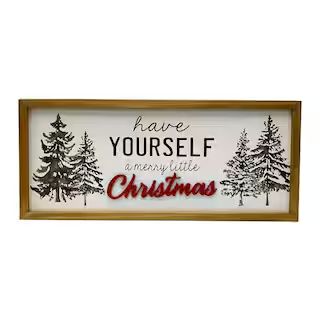 Merry Little Christmas Trees Wall Sign by Ashland® | Michaels Stores