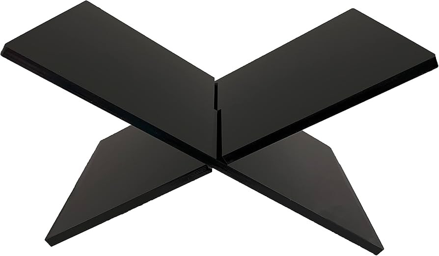 Black Acrylic Book Stand - Acrylic Open Book Display Stand Reading Acrylic Book Holder for Open a... | Amazon (US)