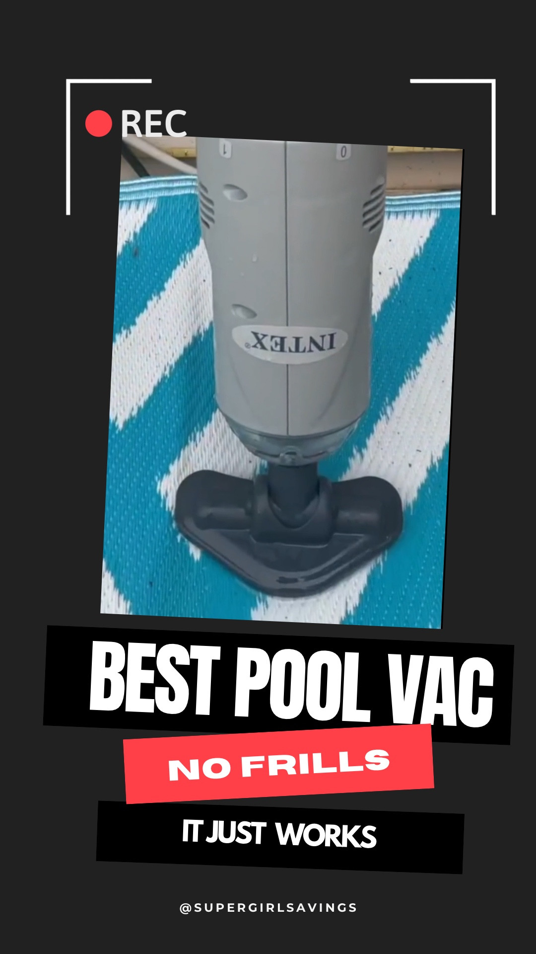 Effortless Pool Cleaning with the Intex Rechargeable Handheld Vacuum!
Still one of my all-time favorites — this no-frills pool vacuum from Intex is compact, powerful, and super easy to use.
Just charge it, snap it together, and you’re ready to go.
The rotating brush head works wonders in tight corners and hard-to-reach spots, lifting fine dirt and debris with ease.
Perfect for small pools, inflatable pools, and quick clean-ups!

Why I Love It:
	•	Simple setup & maintenance
	•	Rechargeable & cordless convenience
	•	Lightweight but effective
	•	Great for corners & crevices

#PoolVacuum #IntexVacuum #SmallPoolCleaning #BackyardPoolHack #PoolCleaningTips #SummerReady  #PoolGadget #EasyPoolCleaning #RechargeableVacuum 


#LTKSaleAlert #LTKSwim #LTKHome