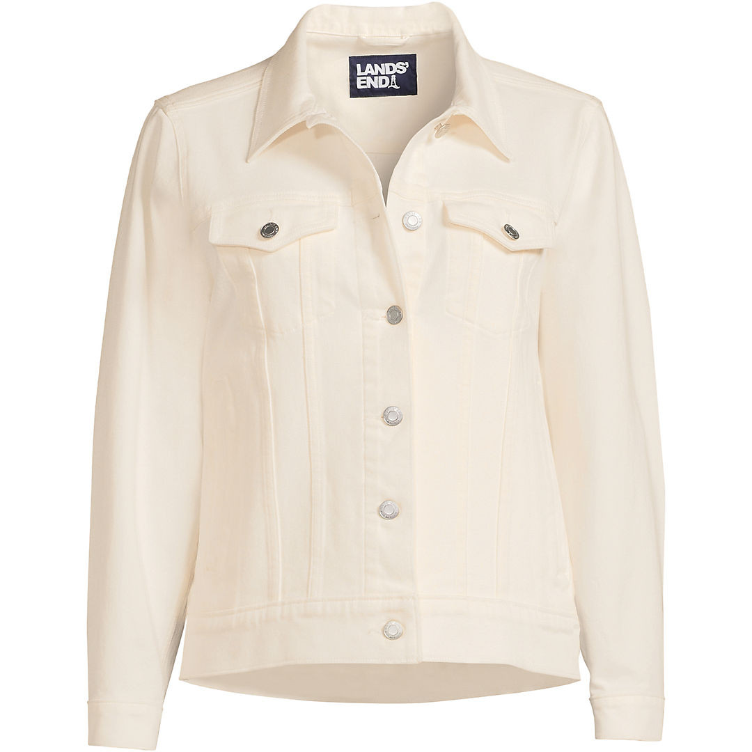 Women's Denim Trucker Jacket | Lands' End (US)