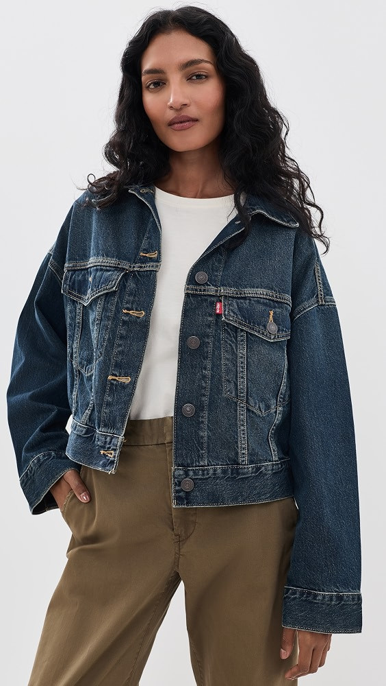 Levi's Loose Crop Trucker Denim Jacket | Shopbop | Shopbop