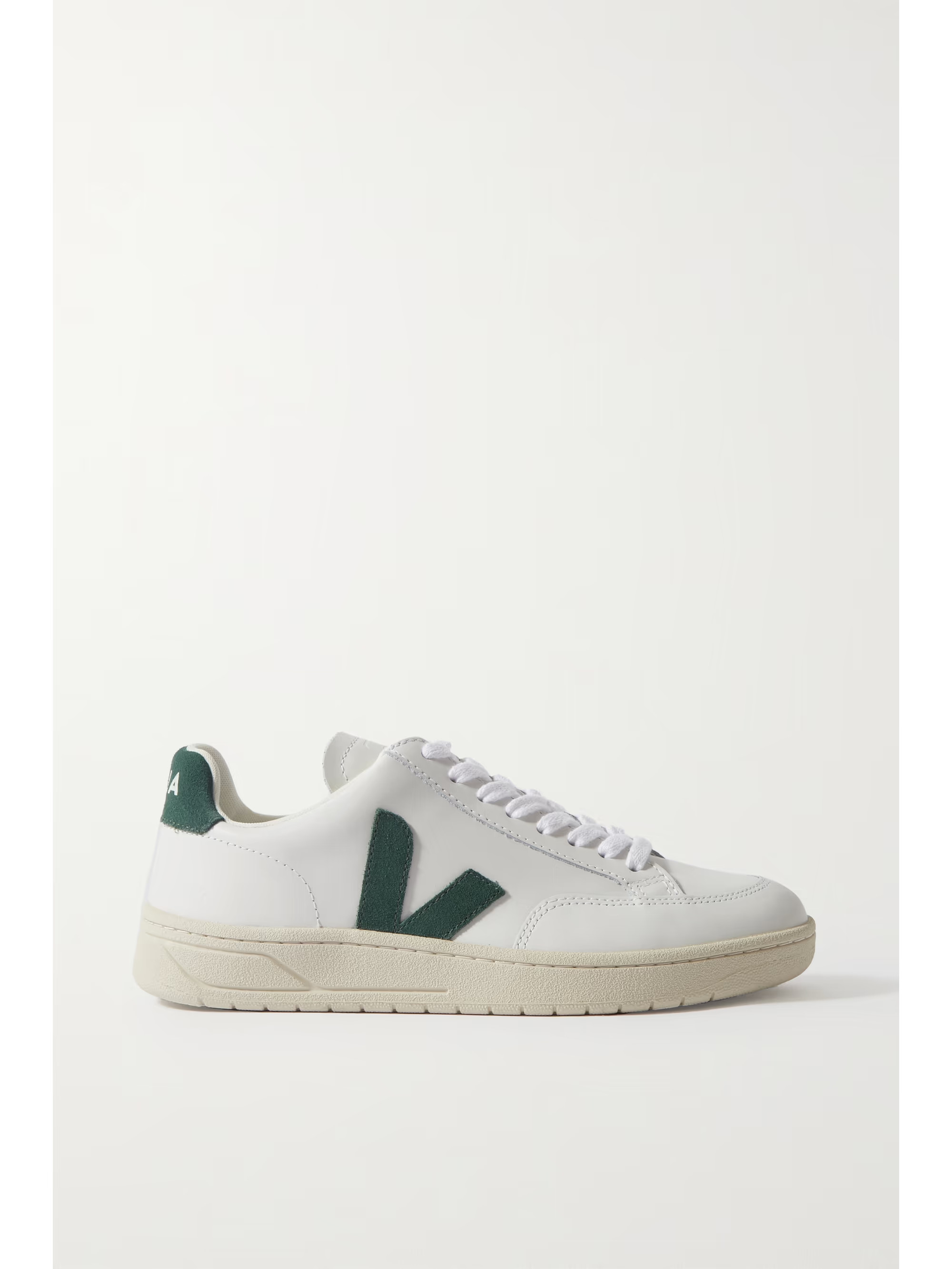 V-12 suede-trimmed leather sneakers | NET-A-PORTER (UK & EU)