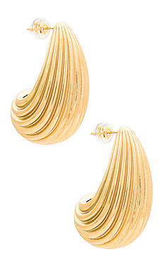 Ribbed Hoop Earring
                    
                    Amber Sceats | Revolve Clothing (Global)