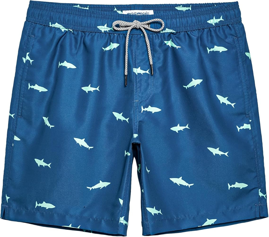 maamgic Mens Slim Fit Swim Shorts Swim Trunks 7 inch Quick Dry Mens Bathing Suits with Mesh Linin... | Amazon (US)