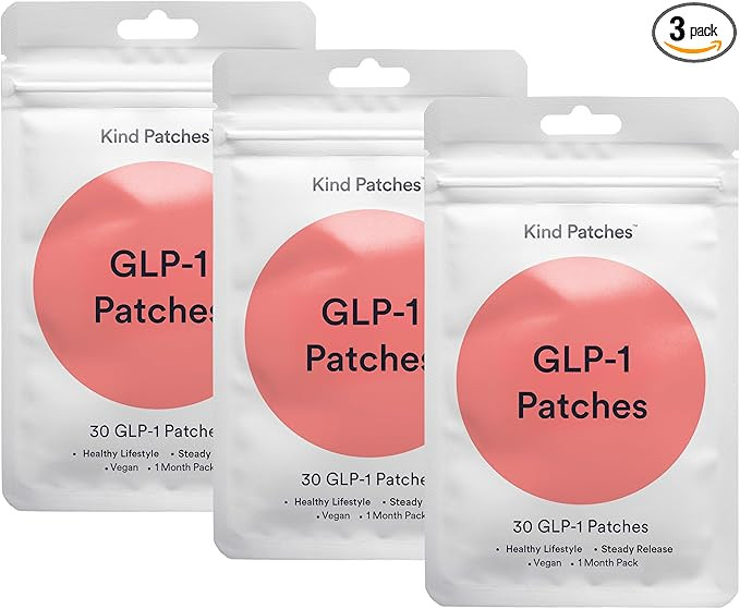 Kind Patches GLP-1 Patches with L Glutamine, Berberine, Chromium, Pomegranate and Cinnamon - 3 Pa... | Amazon (US)