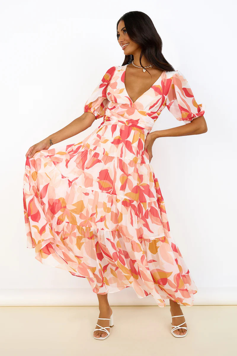 Bewitching Soul Maxi Dress Pink | Fortunate One