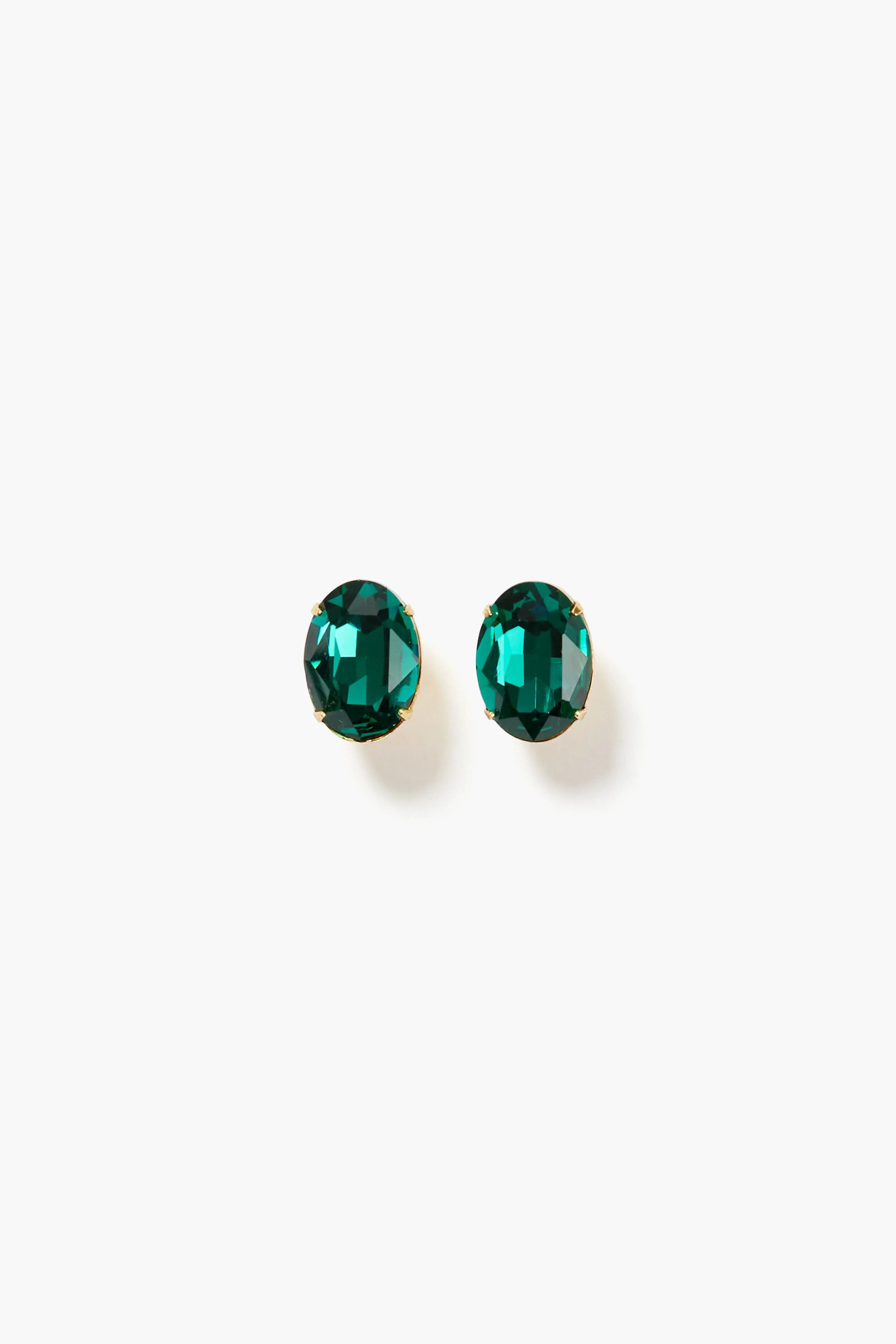 Emerald Gemma Stud Earring | Tuckernuck (US)