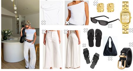 I absolutely LOVE an all white outfit during summer time. I love the black accessories added! 

#LTKStyleTip #LTKSeasonal #LTKBeauty