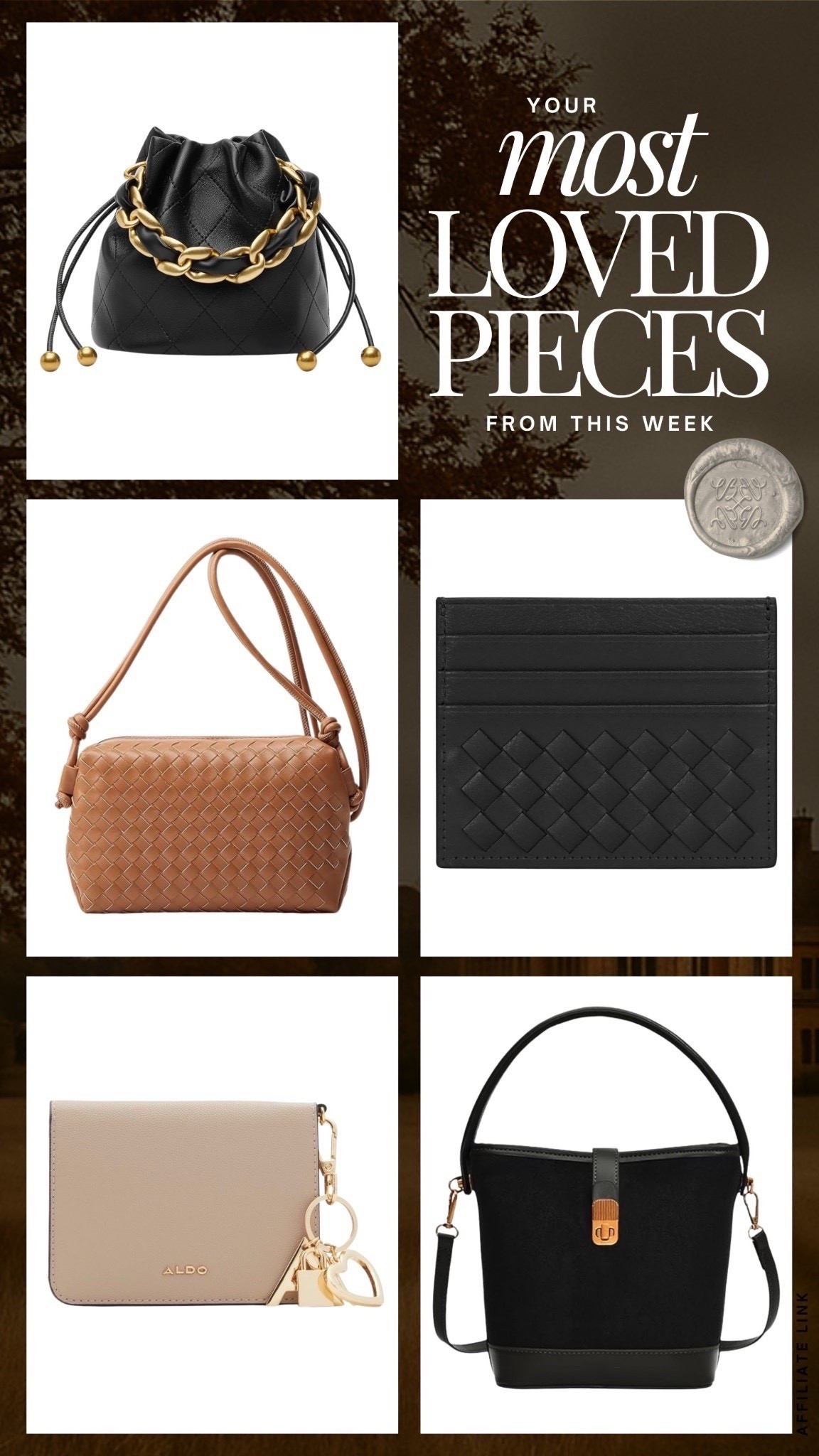 The Amazon bags and wallets you’ve been clicking on nonstop — woven textures, sleek cardholders, and everyday styles that feel designer without the price. These are the accessories everyone’s loving right now.

#AmazonFashion #LTKMostLoved #LTKFinds #AmazonFinds #AffordableStyle #NeutralStyle #LTKFallStyle #LTKWishlist #MostLoved
#LTKStyleTip 


#LTKFindsUnder100 #LTKSeasonal #LTKBeauty