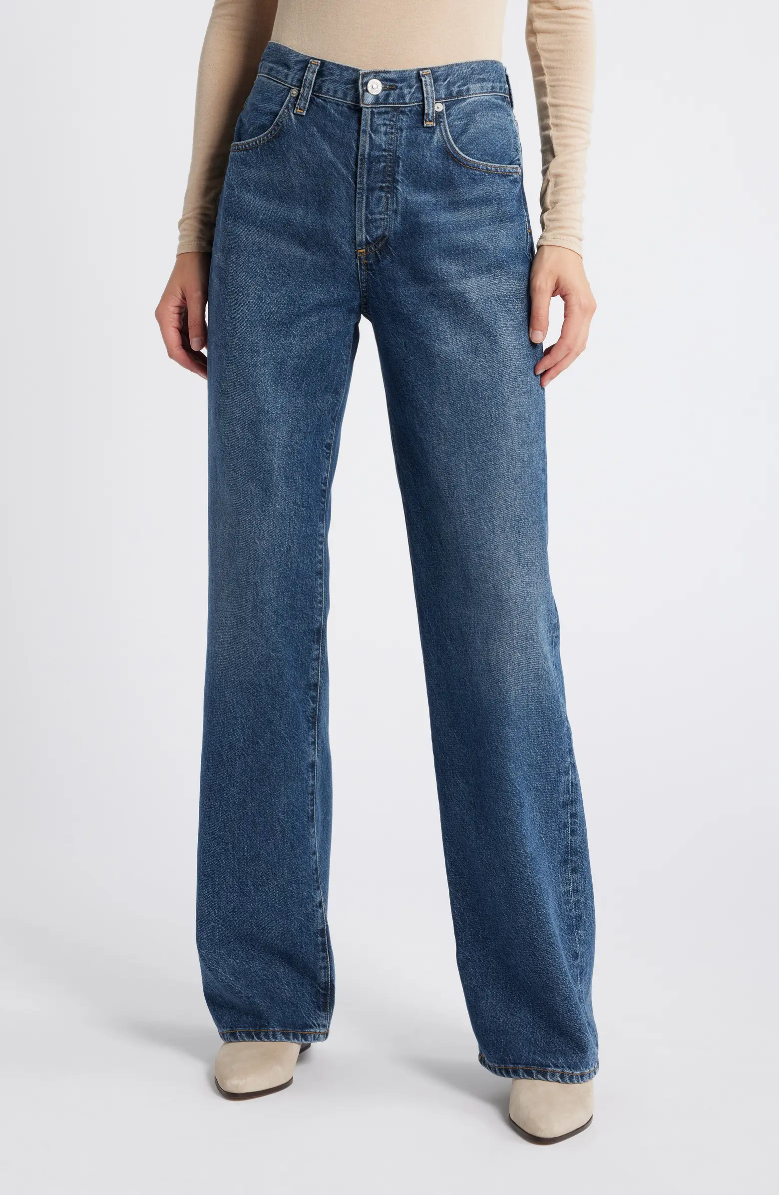 Annina High Waist Wide Leg Jeans | Nordstrom