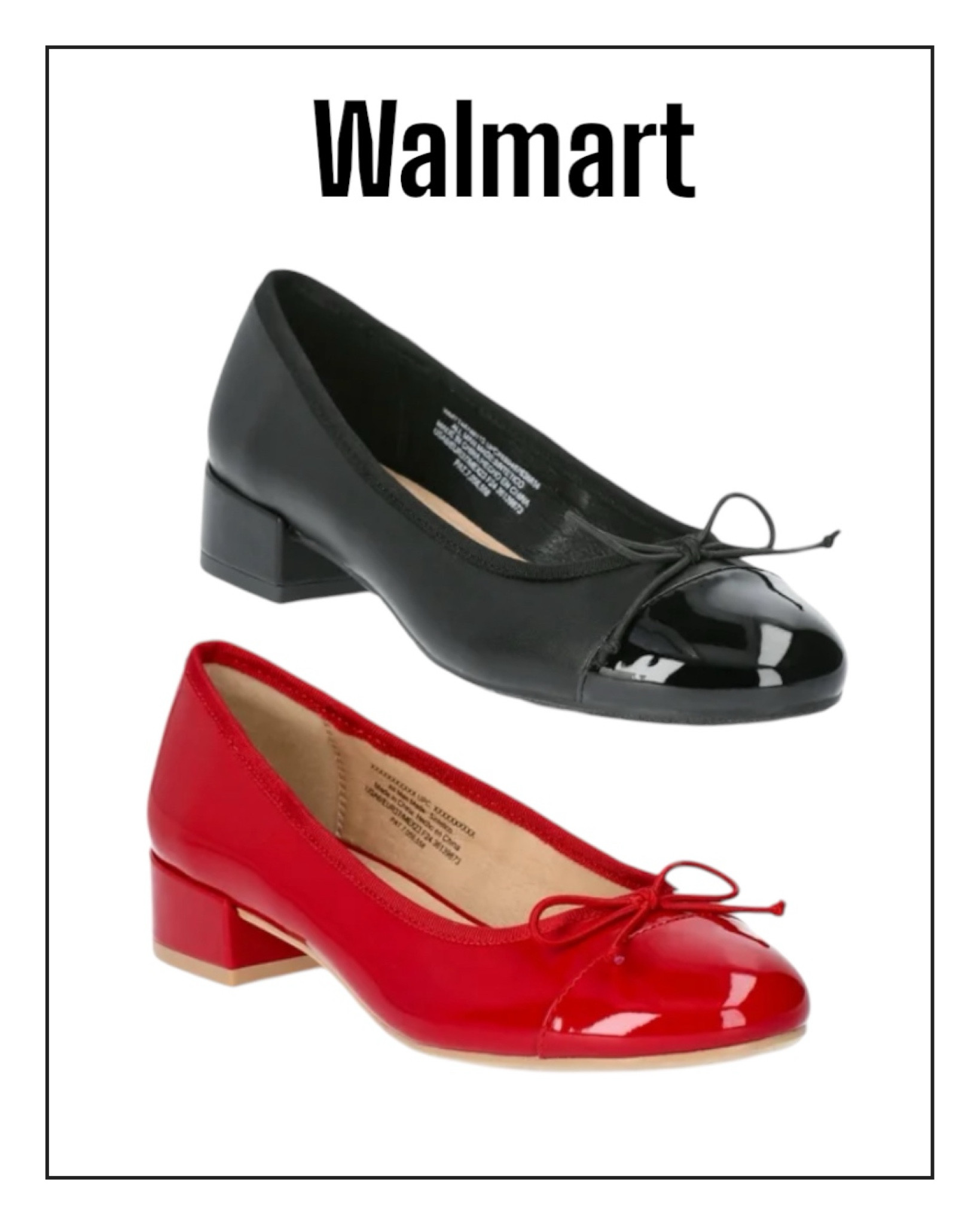 Cute flats for the holidays. 
#walmartstyle

#LTKfindsunder50 #LTKshoecrush