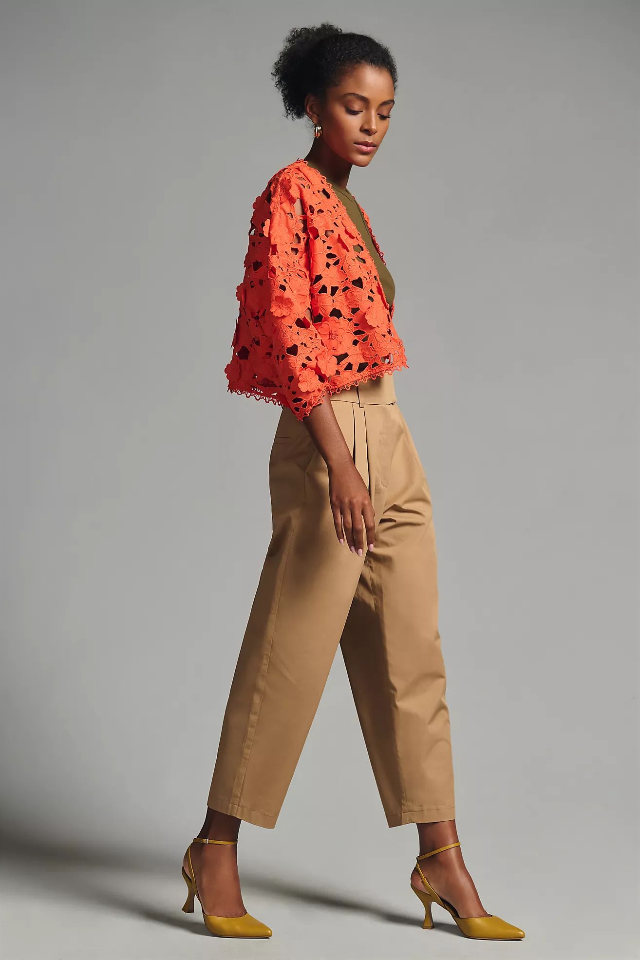 Floral Appliqué Shrug | Anthropologie (US)