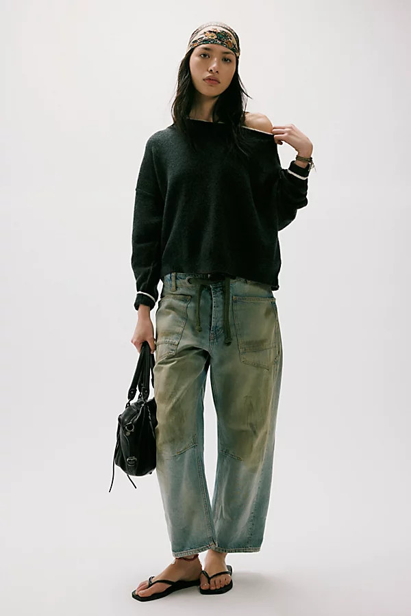 We The Free Moxie Pull-On Barrel Jeans | Free People (Global - UK&FR Excluded)