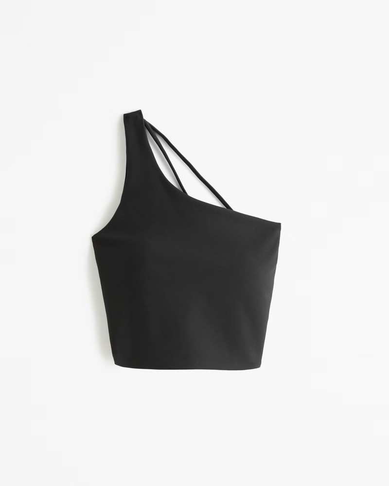 YPB sculptLUX One-Shoulder Strappy-Back Slim Tank | Abercrombie & Fitch (US)