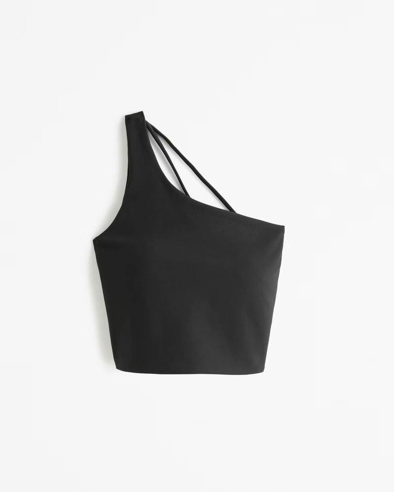 Women's YPB sculptLUX One-Shoulder Strappy-Back Slim Tank | Women's Clearance | Abercrombie.com | Abercrombie & Fitch (US)