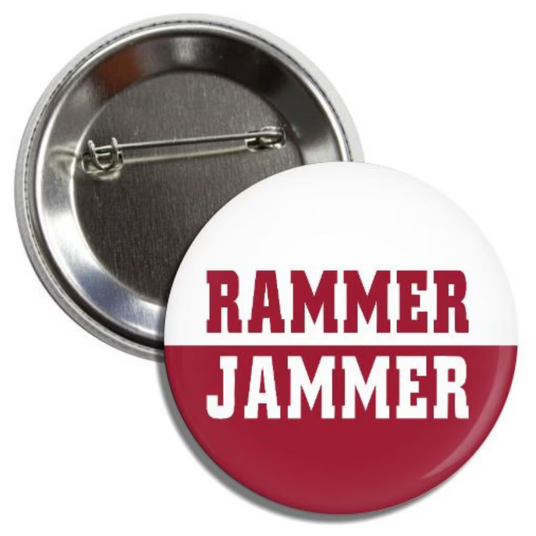 Rammer Jammer Alabama Crimson Tide 2.25” Gameday Buttons Pins Badges - Etsy | Etsy (US)