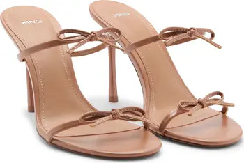 MANGO Slide Sandal in Gold at Nordstrom, Size 6.5 | Nordstrom