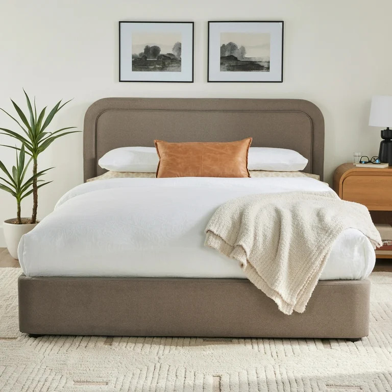 Better Homes & Gardens Juliet King Platform Bed, Sand | Walmart (US)