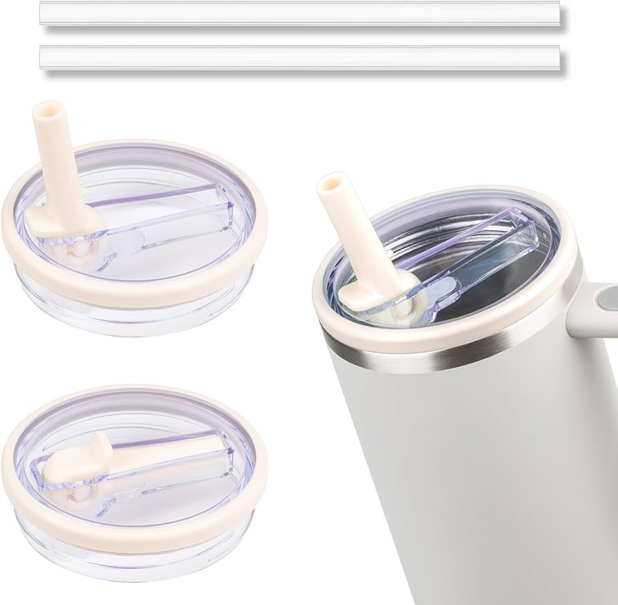 40 oz Tumbler Flip Straw Lid Compatible with Stanley Cup 40oz Tumbler Tumbler Cover Compatible wi... | Amazon (US)