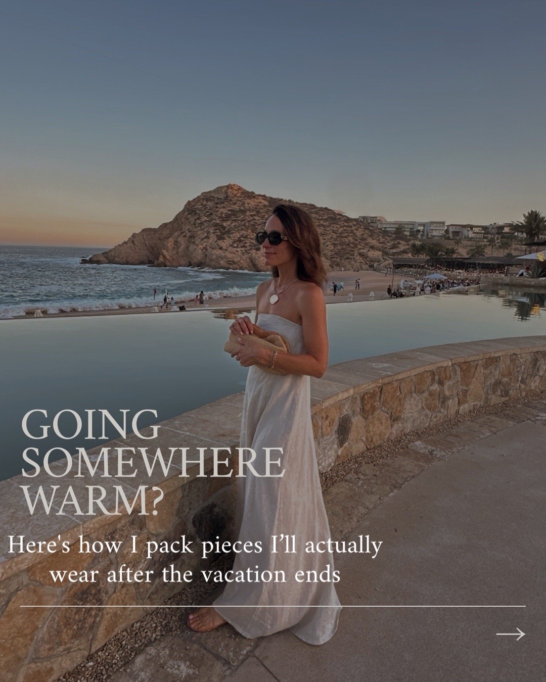 For me, the best vacation wardrobe isn't filled with pieces I'll wear once and forget about.

It's made up of items that work just as well at home as they do on vacation—easy dresses, comfortable sandals, lightweight layers, and outfits that can be mixed, matched, and worn on repeat.

These are some of the outfits I wore in Cabo. The pieces earned a spot in my suitcase—and they'll earn plenty of wear once vacation is over too.
See in feed instagram post for all the ways these wr styled

#LTKOver40
