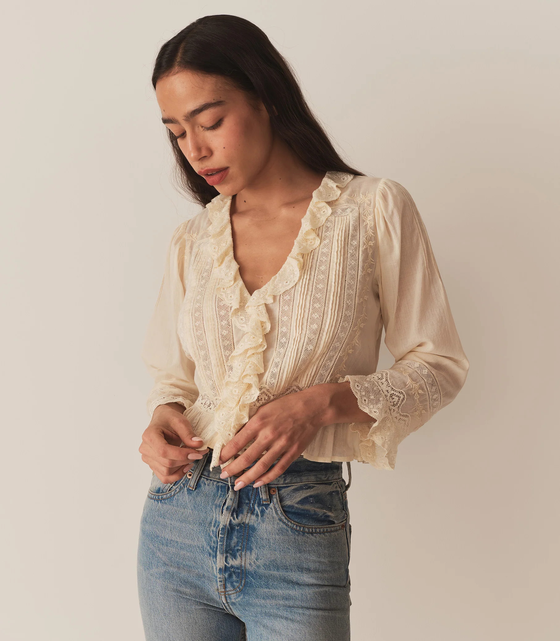 Eldoris Top - Alabaster | DÔEN | DOEN