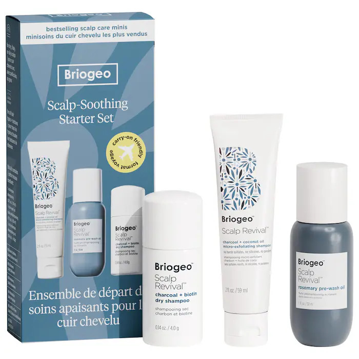 Scalp Revival™ Moisture + Detox + Refresh Minis Kit for Dry, Flaky Scalp - Briogeo | Sephor... | Sephora (CA)