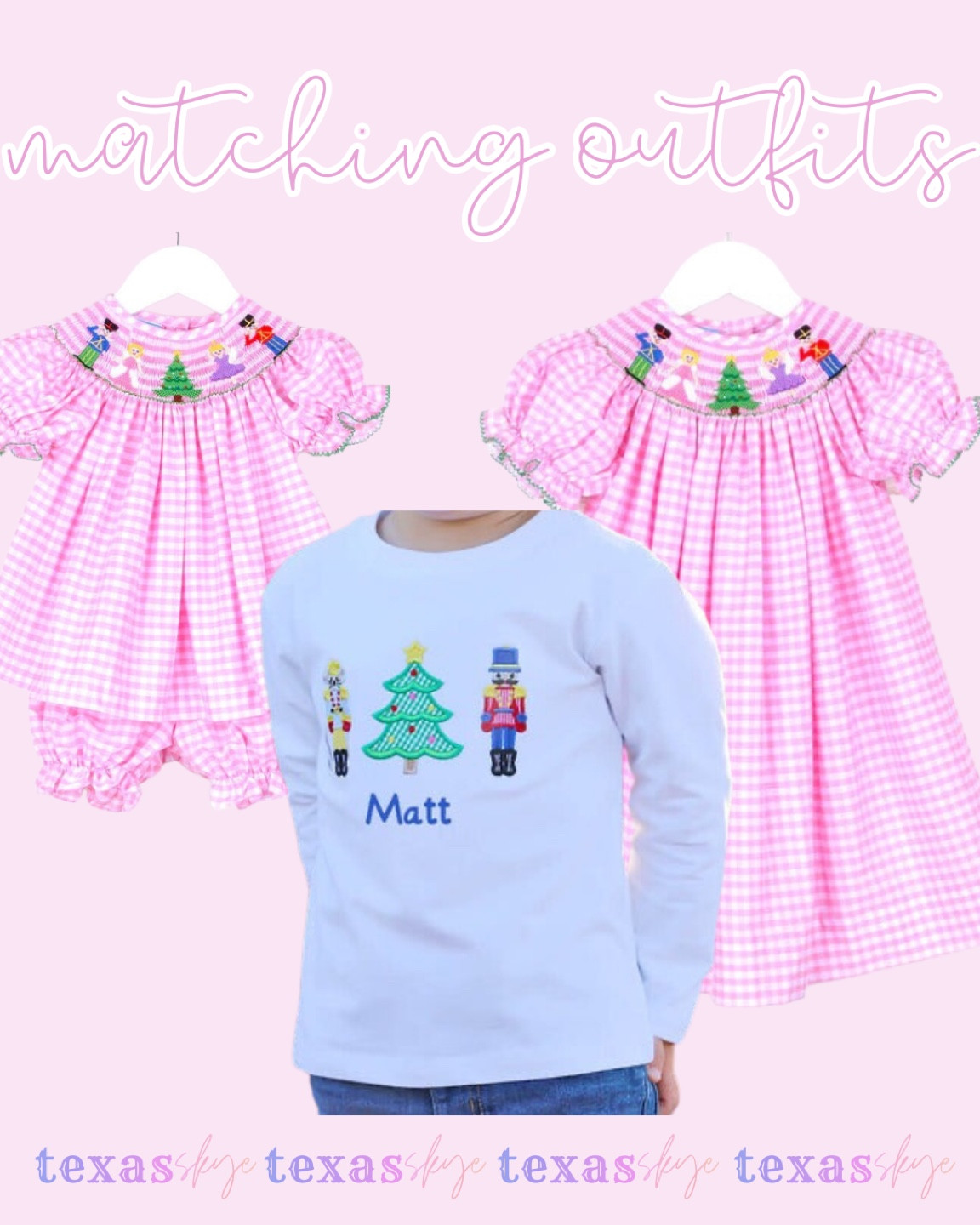 Matching Christmas outfits

#LTKHoliday #LTKfamily #LTKkids