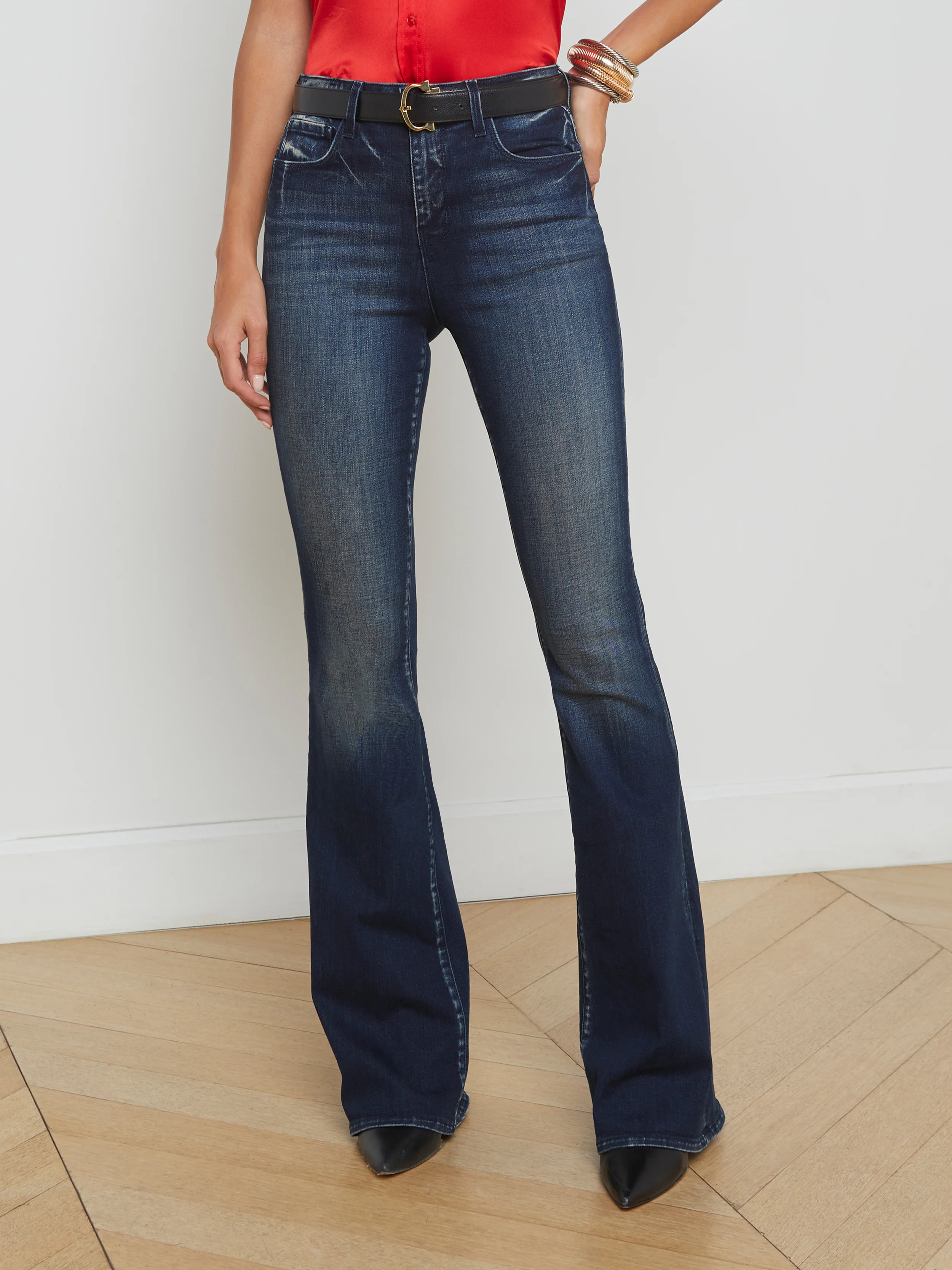 L'AGENCE - Marty High-Rise Flare Jean in Westmont | L'Agence