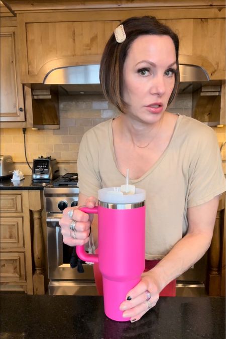 Say hello to my $20 tumbler 🤯 you guys - this looks pretty much identical to my Stanley - no joke!! Comparison video coming soon 😘

#LTKkids #LTKhome #LTKfamily