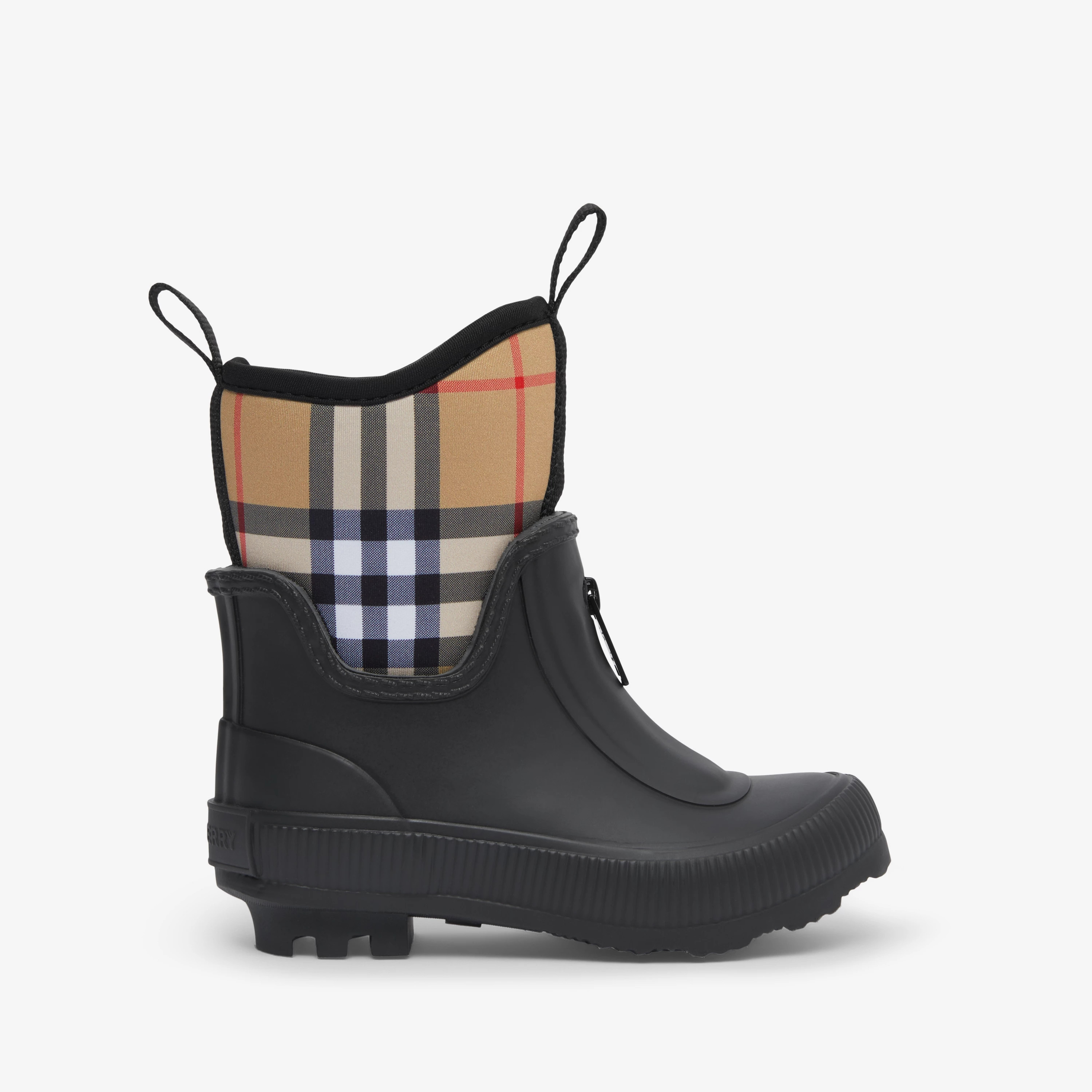 Vintage Check Neoprene and Rubber Rain Boots | Burberry (US)