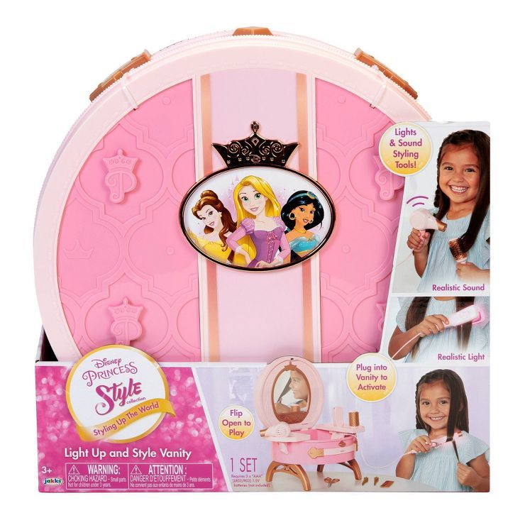 Disney Princess Style Collection Light Up &#38; Style Vanity | Target